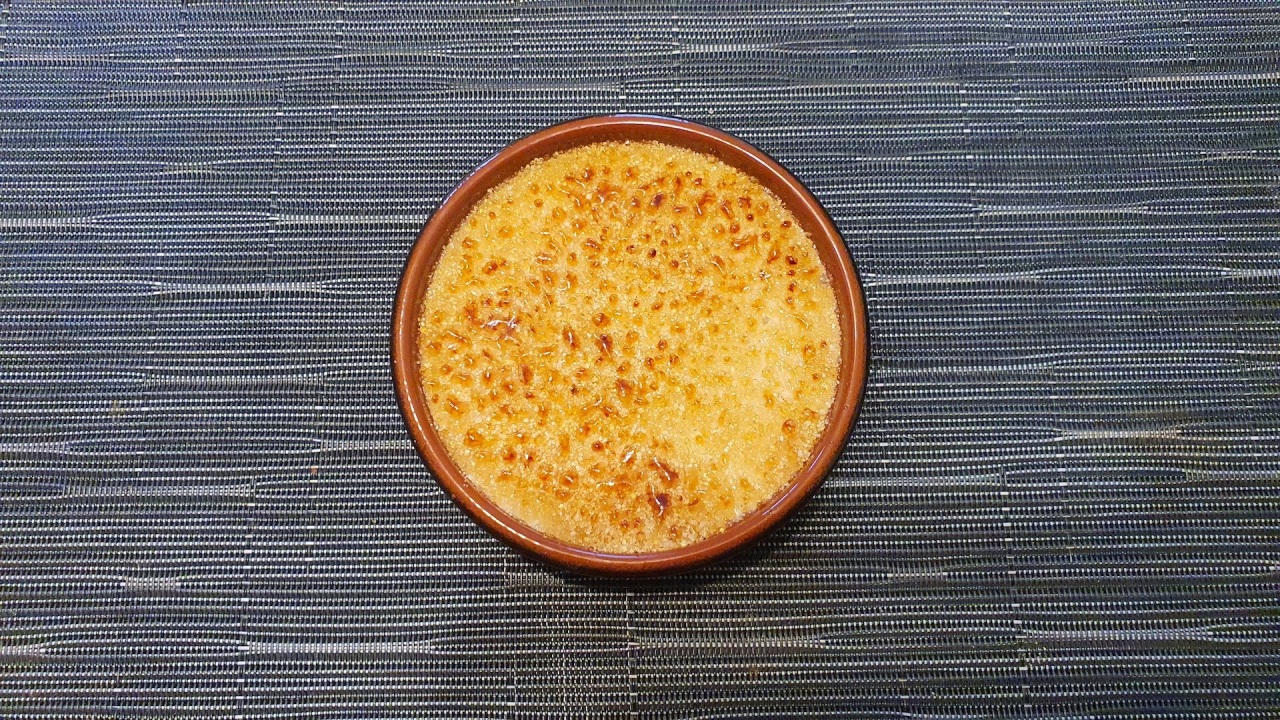 Crème brûlée vanille-tonka vegan